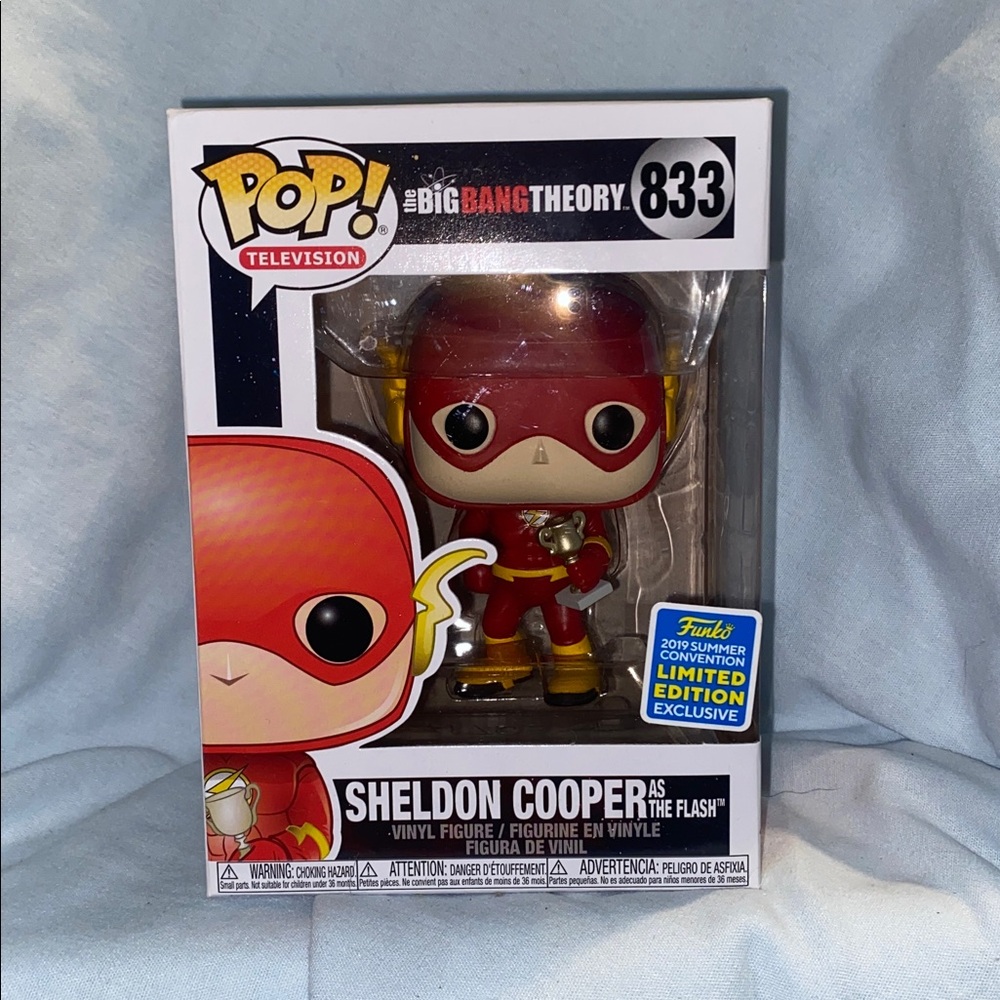 Sheldon Cooper as The Flash Exclusive “The Big Bang Theory” Funko POP!